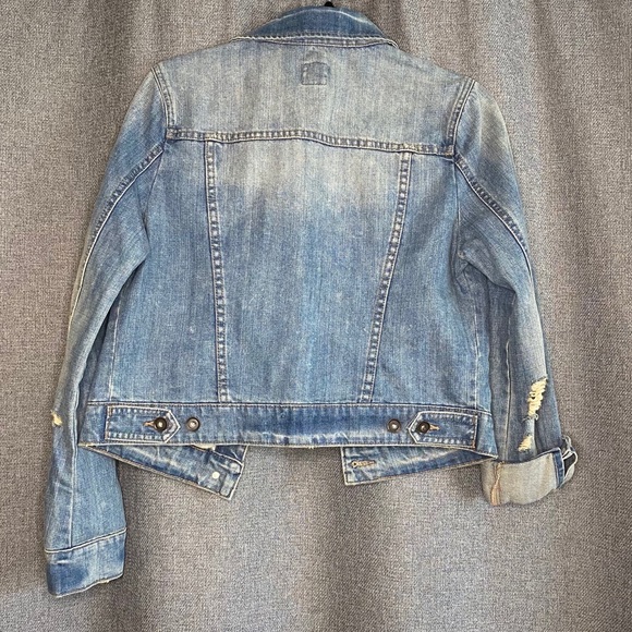 Distressed Denim Jacket - Picture 2 of 2